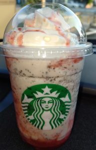 【スターバックス】ミルク　イチゴ　フラペチーノを飲んでみた